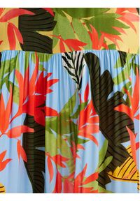 Desigual Sukienka letnia Tropi 24SWMW08 Kolorowy Loose Fit. Materiał: wiskoza. Wzór: kolorowy. Sezon: lato #3
