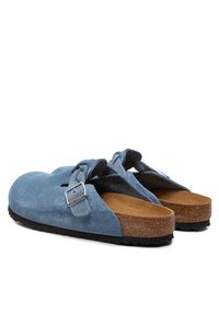 Birkenstock Klapki 1026673 Niebieski. Kolor: niebieski. Materiał: skóra, zamsz #3