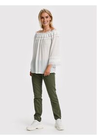 Cream Bluzka Bea 10608022 Biały Relaxed Fit. Kolor: biały. Materiał: wiskoza