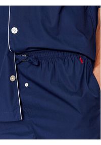 Polo Ralph Lauren Piżama 714899503004 Granatowy Regular Fit. Kolor: niebieski. Materiał: bawełna #4