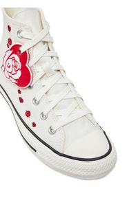 Converse Trampki Chuck Taylor All Star Roses A13650C Biały. Kolor: biały. Materiał: materiał