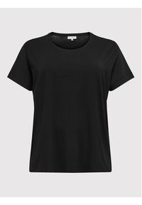 ONLY Carmakoma T-Shirt Carmakoma 15198210 Czarny Regular Fit. Kolor: czarny. Materiał: syntetyk #4