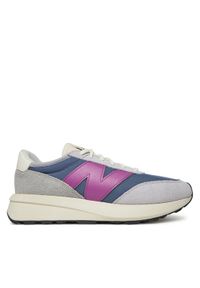 New Balance Sneakersy U370DC Granatowy. Kolor: niebieski. Materiał: skóra, zamsz #1