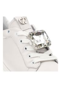 Białe Sneakersy Carinii Wygodne Sportowe Obuwie Damskie. Okazja: na co dzień. Kolor: biały. Materiał: materiał #7