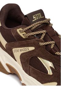 Steve Madden Sneakersy Ample 11004898 Brązowy. Kolor: brązowy. Materiał: materiał #5