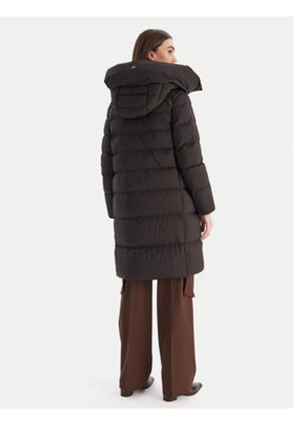 Hetrego - Hetregó Kurtka puchowa Lena 8P697 25WD08 Czarny Regular Fit. Kolor: czarny. Materiał: syntetyk