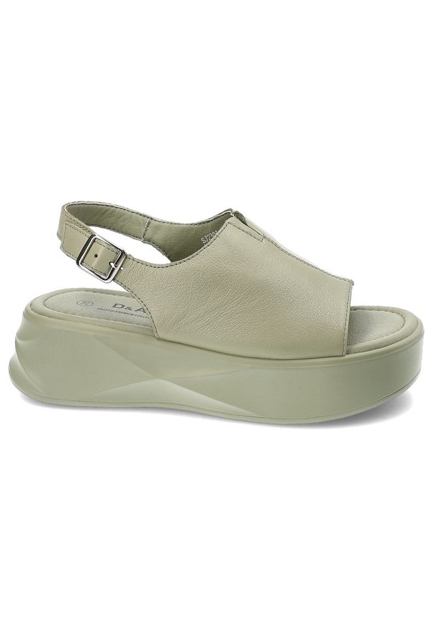 Zielone Sandały S.Barski Modne Obuwie Damskie. Kolor: zielony. Materiał: materiał. Sezon: lato. Styl: elegancki
