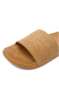 Reebok Klapki CEO-SS26-3C043-W Brązowy. Kolor: brązowy. Materiał: skóra, zamsz #9