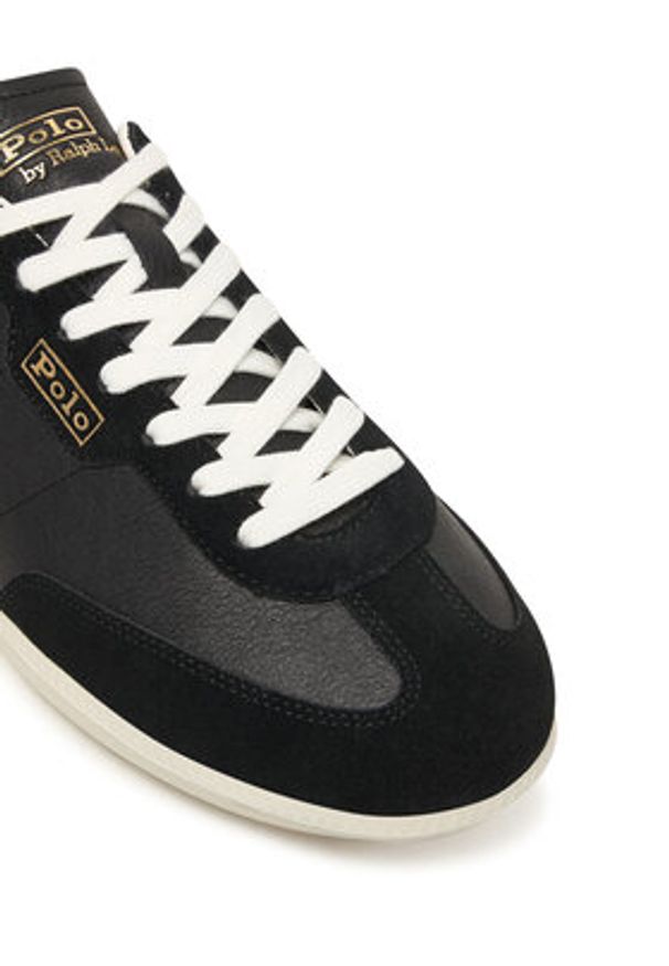 Polo Ralph Lauren Sneakersy 809P01642002 Czarny. Kolor: czarny. Materiał: skóra