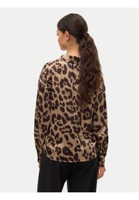 Vero Moda Koszula Merle 10316597 Brązowy Loose Fit. Kolor: brązowy. Materiał: syntetyk #2