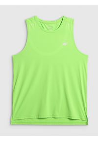 4f - 4F Koszulka do biegania regular szybkoschnąca męska - zielona L. Kolor: zielony. Materiał: włókno, materiał. Długość: długie. Sport: fitness, bieganie #1