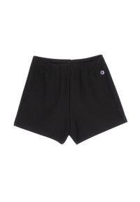 Spodenki treningowe damskie Champion Shorts. Kolor: czarny. Materiał: poliester, bawełna