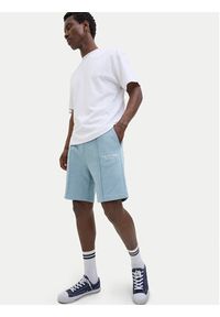 Jack & Jones Szorty sportowe Vesterbro 12252251 Zielony Loose Fit. Kolor: zielony. Materiał: syntetyk, bawełna. Styl: sportowy #2