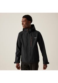 Regatta - Hewitts X Męski softshell do wędrówek. Kolor: czerwony, wielokolorowy, czarny. Materiał: softshell. Sport: turystyka piesza #1