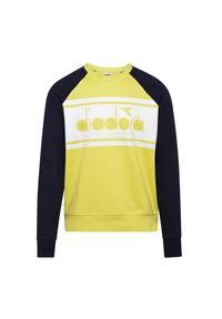 Diadora - Bluza męska DIADORA SWEATSHIRT CREW SPECTRA. Kolor: żółty