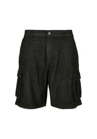 Szorty Cargo Urban Classics Organic Denim. Kolor: czarny. Materiał: denim. Długość: krótkie. Sezon: lato #1