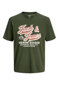 Jack & Jones - Jack&Jones T-Shirt Logo 12279535 Zielony Standard Fit. Kolor: zielony. Materiał: bawełna #5