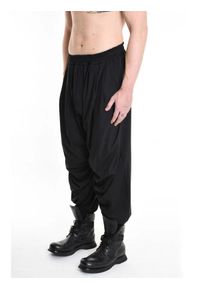 La Haine Inside Us Spodnie | 3R M1137 | Mężczyzna | Czarny. Okazja: na co dzień. Kolor: czarny. Materiał: poliester, wiskoza, elastan. Długość: długie. Styl: casual #5