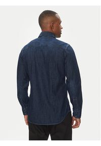 G-Star RAW - G-Star Raw Koszula jeansowa Dakota D23616-D252 Granatowy Slim Fit. Kolor: niebieski. Materiał: bawełna