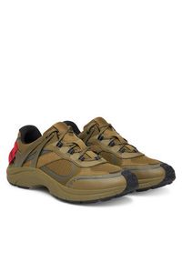 Hugo - HUGO Sneakersy GO2 50548581 Zielony. Kolor: zielony. Materiał: skóra