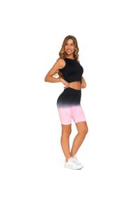Czarny Sportowy Top Damski Moraj. Okazja: na co dzień. Kolor: czarny. Materiał: jeans, materiał, tkanina. Wzór: gładki. Styl: sportowy #6