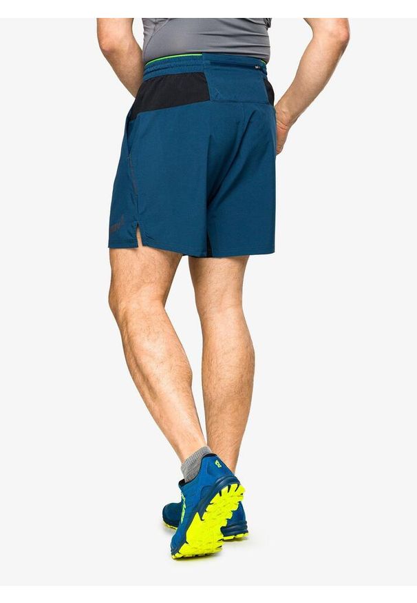 Spodenki do biegania męskie Inov-8 Train Lite 9 Short. Kolor: niebieski