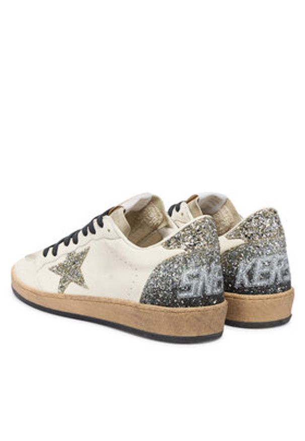 GOLDEN GOOSE - Golden Goose Sneakersy Ball Star GWF0011.7F007472.1227 Beżowy. Kolor: beżowy. Materiał: skóra