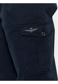 Aeronautica Militare Spodnie materiałowe 241PA1579CT3247 Granatowy Slim Fit. Kolor: niebieski. Materiał: bawełna #3