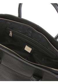 Kazar - Czarna wizytowa torebka damska z licowej skóry. Kolor: czarny. Materiał: skórzane. Styl: wizytowy #2