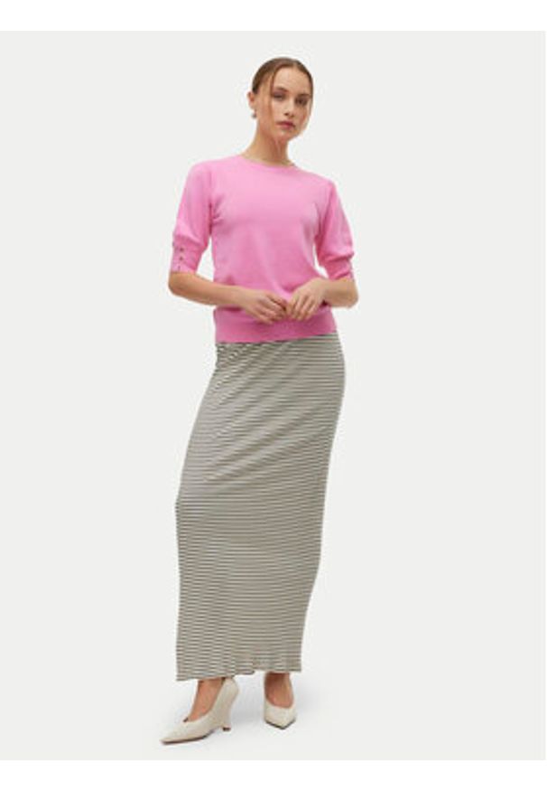 Vero Moda Bluzka Hollykaris 10310577 Różowy Regular Fit. Kolor: różowy. Materiał: syntetyk