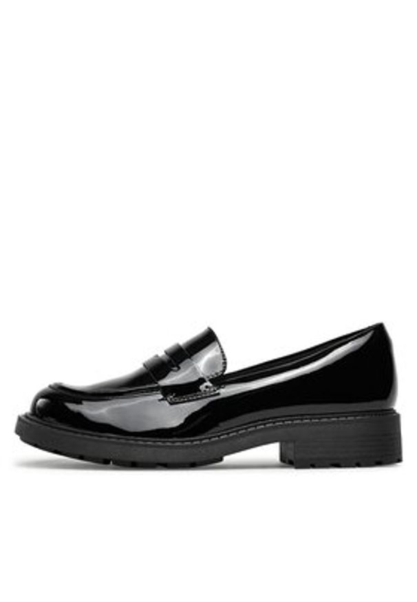 Clarks Lordsy Orinoco 2 Penny 261747874 Czarny. Kolor: czarny. Materiał: skóra, lakier