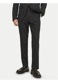 Jack & Jones Spodnie garniturowe Franco 12199893 Czarny Super Slim Fit. Kolor: czarny. Materiał: syntetyk #1