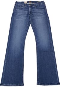 Lee - LEE TRENTON MĘSKIE SPODNIE JEANSOWE JEANSY DZWONY MID STONE L709ONSA 112324010