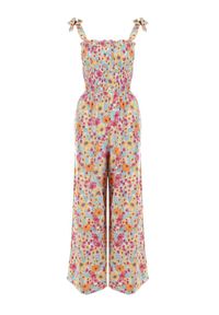 Born2be - Niebiesko-Różowy Kombinezon Alemonice. Kolor: niebieski. Długość rękawa: na ramiączkach. Długość: długie. Styl: klasyczny #4