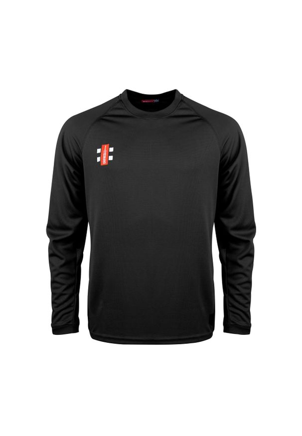 GRAY-NICOLLS - Dżersej z długim rękawem Gray-Nicolls Matrix V2. Kolor: czarny. Materiał: jersey. Długość rękawa: długi rękaw. Długość: długie