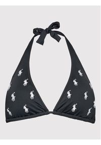 Polo Ralph Lauren Góra od bikini 21254346 Czarny. Kolor: czarny. Materiał: syntetyk