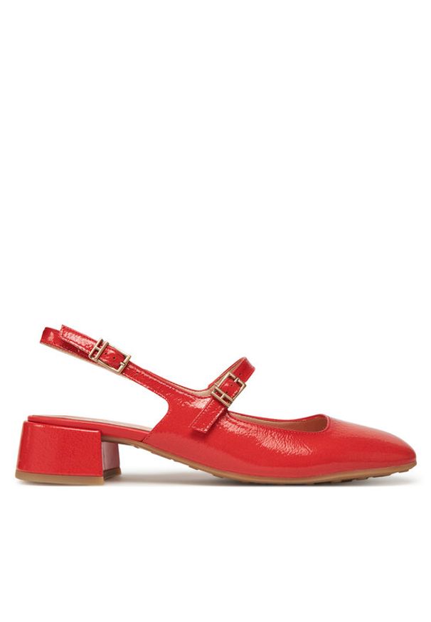 Hispanitas Czółenka Oporto HV253818 Czerwony. Kolor: czerwony. Materiał: skóra