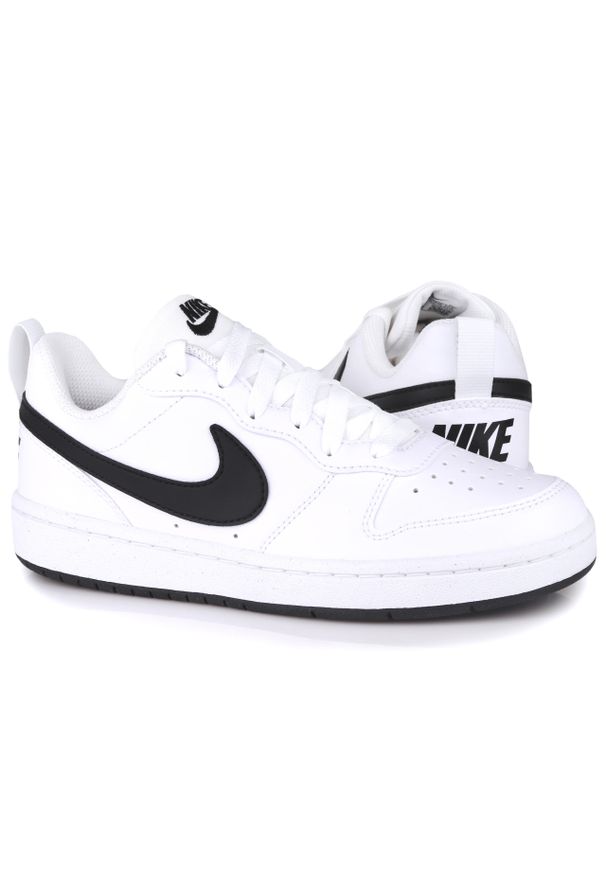 Damskie buty sportowe Nike COURT BOROUGH LOW RECRAFT. Kolor: biały, wielokolorowy, czarny. Model: Nike Court