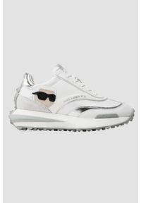 Karl Lagerfeld - KARL LAGERFELD Białe buty Zone Ikon Lo Runner, Rozmiar 38. Kolor: biały. Materiał: skóra