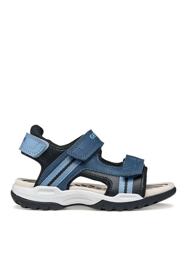 Sandały Geox. Kolor: niebieski