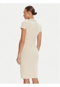Rinascimento Sukienka koktajlowa CFC0125582003 Beżowy Slim Fit. Kolor: beżowy. Materiał: syntetyk. Styl: wizytowy #2