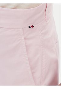 TOMMY HILFIGER - Tommy Hilfiger Szorty materiałowe WW0WW42457 Różowy Regular Fit. Kolor: różowy. Materiał: lyocell, bawełna #4