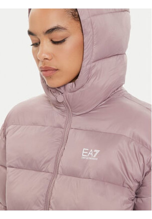 EA7 Emporio Armani Kurtka zimowa 6DTB17 TNGPZ Różowy Regular Fit. Kolor: różowy. Materiał: syntetyk. Sezon: zima