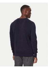 TOMMY HILFIGER - Tommy Hilfiger Sweter MW0MW42249 Granatowy Regular Fit. Kolor: niebieski. Materiał: bawełna #3