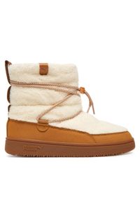 Puma Śniegowce Snowbae Suede Wns 402175 02 Écru. Materiał: materiał