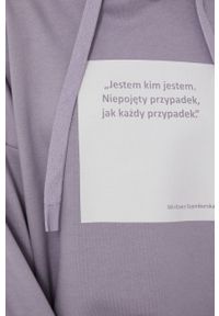 medicine - Medicine - Bluza bawełniana Wisława Szymborska. Okazja: na co dzień. Kolor: fioletowy. Materiał: bawełna. Styl: casual #4