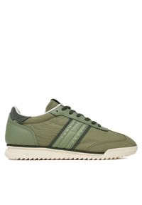 TOMMY HILFIGER - Tommy Hilfiger Sneakersy Tjm Runner Cleated Mix Mat. EM0EM01598 Zielony. Kolor: zielony. Materiał: materiał