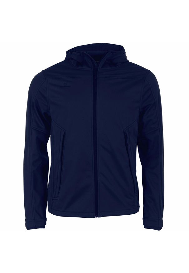 STANNO - Kurtka puchowa Stanno Prime Softshell. Kolor: niebieski. Materiał: puch, softshell. Styl: elegancki