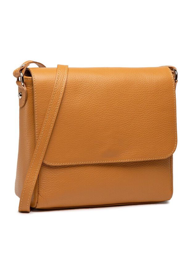 Creole Torebka S10428 Brązowy. Kolor: brązowy. Materiał: skórzane