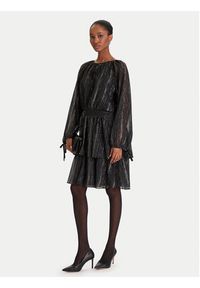 DKNY Sukienka koktajlowa DD5H1H71 Czarny Regular Fit. Kolor: czarny. Materiał: syntetyk. Styl: wizytowy #4